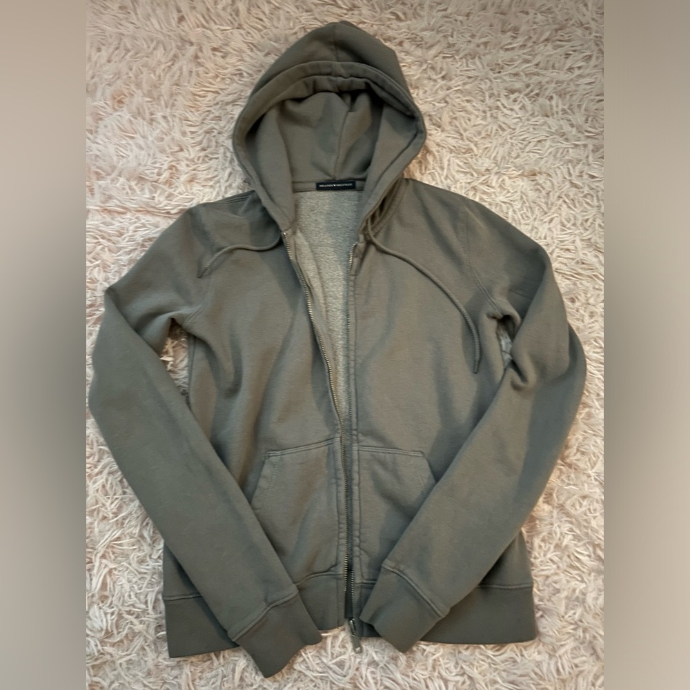 Charcoal Brandy Melville Zip Up